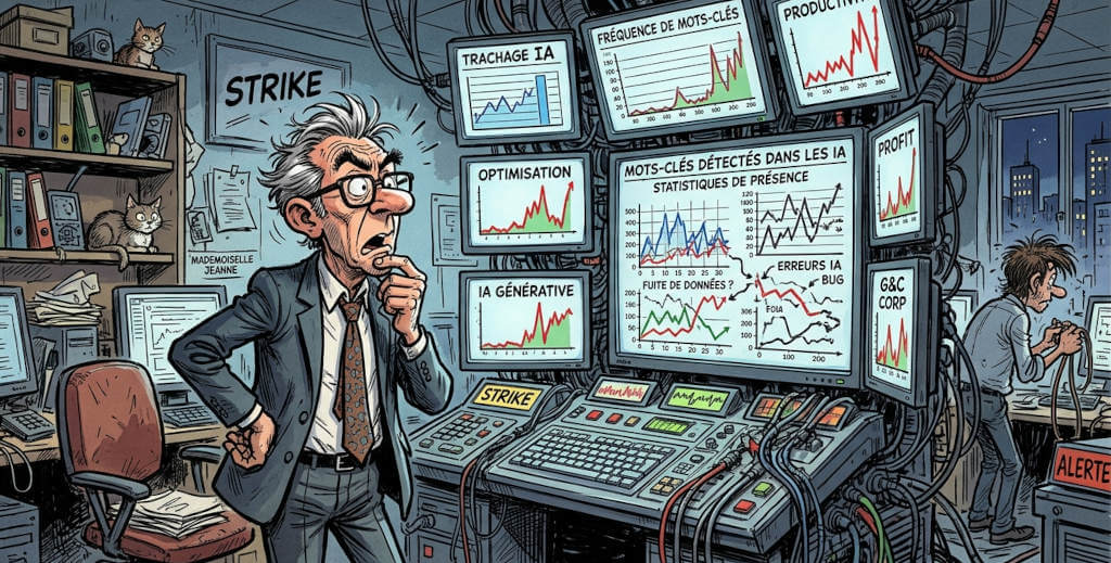 Un dirigeant qui ne comprend pas les stats de positionnement IA